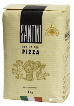 Мука из мягких сортов пшеницы Santini Pizza 1 кг (8025566004516)