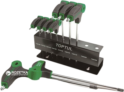 Набор ключей Torx Toptul T10-T50 9 предметов (GAAX0901)