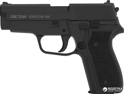 Стартовый пистолет Retay Baron HK 9 мм Black (11950345)