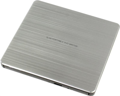 Привод DVD+/-RW Hitachi-LG GP60NS60 USB Ext Slim Silver