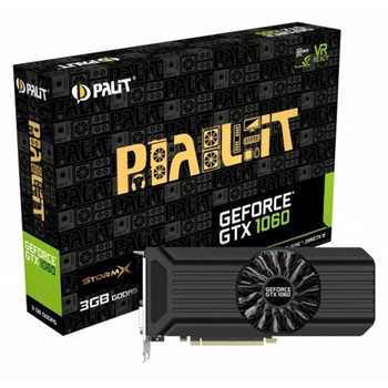 Відеокарта GF GTX 1060 3GB GDDR5 StormX5 Palit (NE51060015F9-1061F)