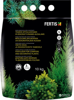Удобрение для хвойных и декоративных растений Fertis без хлора и нитратов 10 кг (10508715) 4779039690778