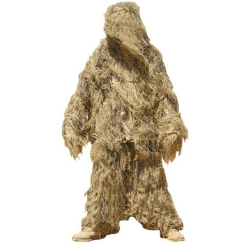 Снайперський маскувальний костюм гіллі Condor Ghillie Suit Set Desert (пустельний), Medium/Large