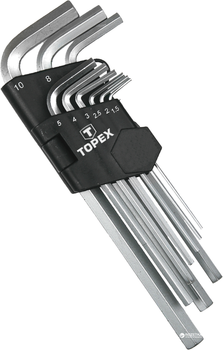 Ключи шестигранные TOPEX HEX 1.5-10 мм 9 шт (35D956)