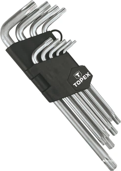 Ключи звездообразные TOPEX T10-T50 9 шт (35D961)