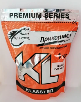 Прикормка Klasster Premium Карп Ракушка 1кг