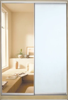 Шкаф купе Luxe Studio Классик-1 Зеркало/Зеркало с Пескоструем 1000x2100x450 двухдверный (69680)