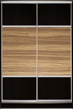 Шкаф купе Luxe Studio Классик-1 ДСП-10 1200x2100x450 двухдверный (70190)