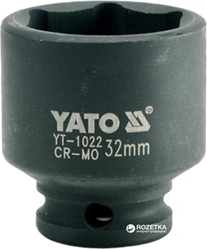 Головка торцева ударна YATO шестигранна 1/2" 32 мм (YT-1022)