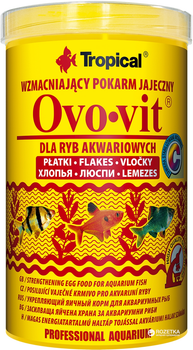 Корм Tropical Ovo-vit для аквариумных рыб в хлопьях