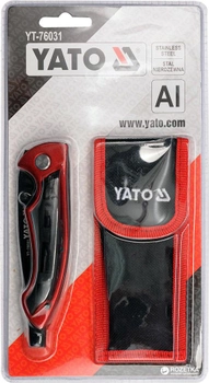 Нож Yato складной c отверточными насадками (YT-76031)