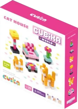 Дерев'яний конструктор Cubika World Котячий будинок (CBK15313)