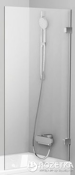 Шторка для ванны RAVAK BVS1-80 хром Transp 7U840A00Z1
