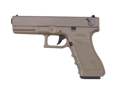 Пістолет Cyma Glock 18 CM.030 AEP Tan(Без Акумулятора)