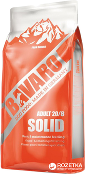 Сухой корм для взрослых рабочих собак Bavaro Solid 20/8 18 кг (4032254743613)