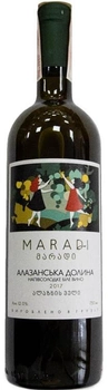 Вино Maradi Алазанская Долина белое полусладкое 0.75 л 12% (4860113010374)