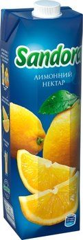 Упаковка нектару Sandora Лимонний 0.95 л х 10 шт (4823063112963)