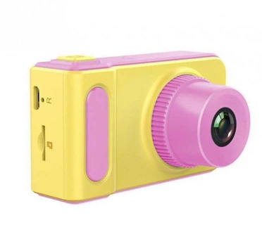 Детский цифровой фотоаппарат Smart Kids Camera V7 розовый Фотоаппараты Фото и видео