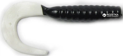 Твистер Siko Mini Max 55 мм 10 шт Черный с белым (SL01555B006)