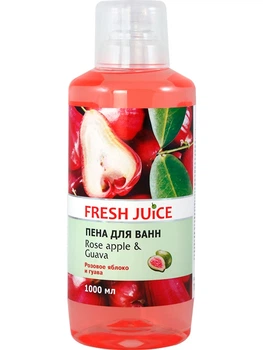Пена для ванн Fresh Juice Rose apple & Guava 1 л (4823015936333)