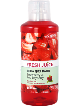 Пена для ванн Fresh Juice Strawberry & Red bayberry 1 л (4823015936319)