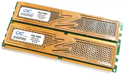 Игровая оперативная память OCZ DDR2 4Gb KIT of 2 800MHz PC2 6400U CL5 (OCZ2P8004GK) Б/У