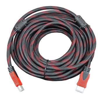 Кабель Kronos HDMI-HDMI 10 метров V1.4 19P M/M с ферритовыми фильтрами в нейлоновой оплетке