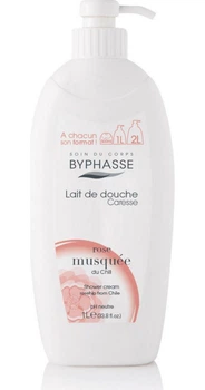 Крем для душа Byphasse Caresse Shower Cream 1 литр Шиповник