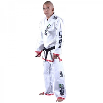 Кимоно для Бразильского Джиу-Джитсу Blitzsport Lutador Pro Star (А3) Белое