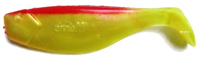 Віброхвіст Mann's Shad 4" 5 шт Yellow-Red (M-070 FCH PL BR)