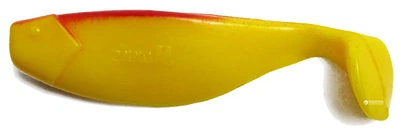 Виброхвост Mann's Shad 4" 100мм 5 шт Yellow-Red (M-070 Y BR)