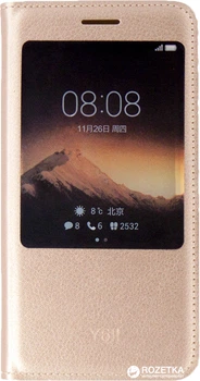 Чохол-книжка Dengos Flipp-Book Call ID для Huawei Y6 II Gold (DG-SL-BK-123)