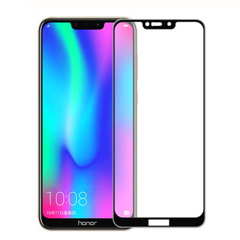 Защитное стекло для HUAWEI Honor 8C Full Glue (0.3 мм, 2.5D, чёрное)