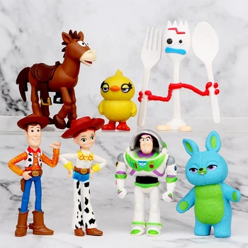 Игровой набор Toy Story История игрушек 7 фигурок 4-7 см Базз Лайтер - Вуди