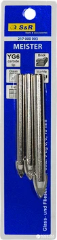 Набор сверл по стеклу/керамике S&R Meister 6-10 мм 3 шт (217000003)