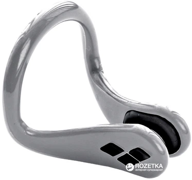 Зажим для носа Arena Nose Clip PRO 95204-15 Серебристо-черный (3468334369304)