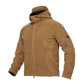 Тактична флісова куртка/кофта Pave Hawk coyote L Pave Hawk (new_69161)
