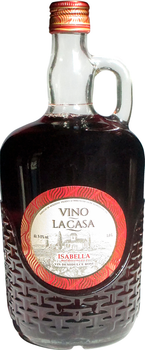 Вино Vino la Casa Isabella червоне напівсолодке 1 л (4840042012458)