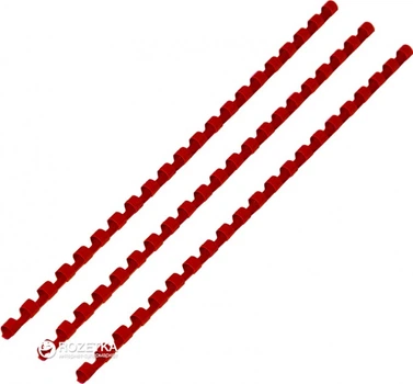 Пластиковые пружины DA d 25 мм 50 шт Красные (1220201250406)