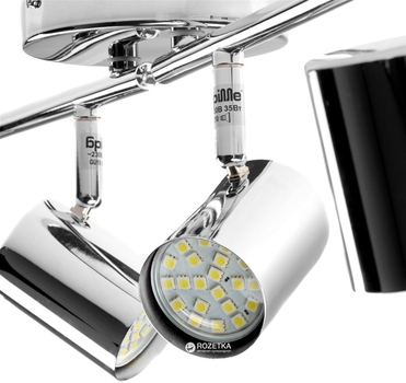 Світильник спотовий Brille HTL-180/4 GU10 CH (26-712)