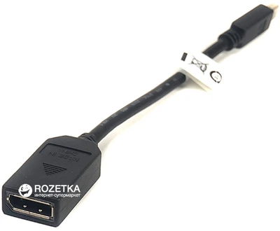 Переходник PowerPlant mini DisplayPort (Thunderbolt) — DisplayPort (CA910472)