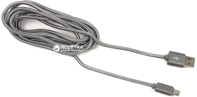 Кабель PowerPlant Quick Charge USB 2.0 AM – Micro 2 м (CA910519)