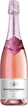 Вино игристое Baron dArignac Rose Dry Sparkling розовое брют 0.75 л 12% (3500610108396B)