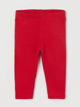Легінси з футера H&M 0318914 56 cm (5758456cm) Червоний