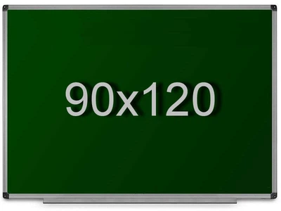 Дошка UkrBoards крейдяна магнітна в алюмінієвій рамі 90x120 см