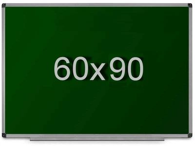 Дошка UkrBoards крейдяна магнітна в алюмінієвій рамі 60x90 см