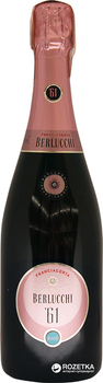 Вино ігристе Guido Berlucchi 61 Franciacorta Brut Rose рожеве брют 0.75 л 12.5% (8009373000398)