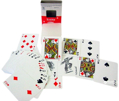 Карты игральныe покерные пластиковыe Duke Trump 54 листа 86x62 мм Синие (DN20275BL)