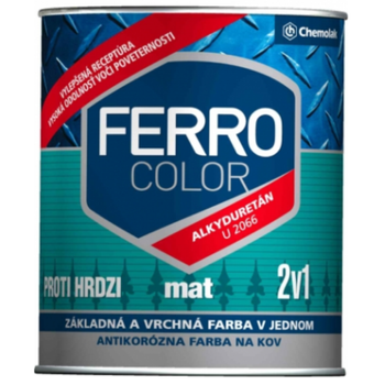Краска Chemolak "Ferro color" 2,5 л. матовая темно-коричнева