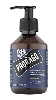 Шампунь для бороди Proraso Азур Лайм 200 мл (8004395007516)